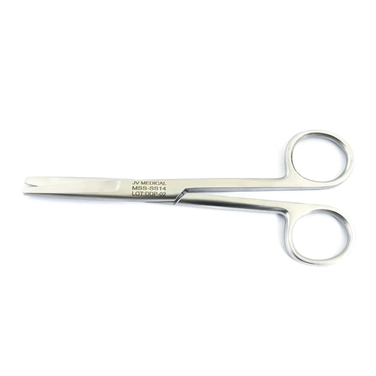 Straight Mayo scissors 14cm in surgical stainless steel with stout suture-cutting blades